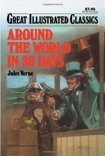 Around the World in 80 Days book cover