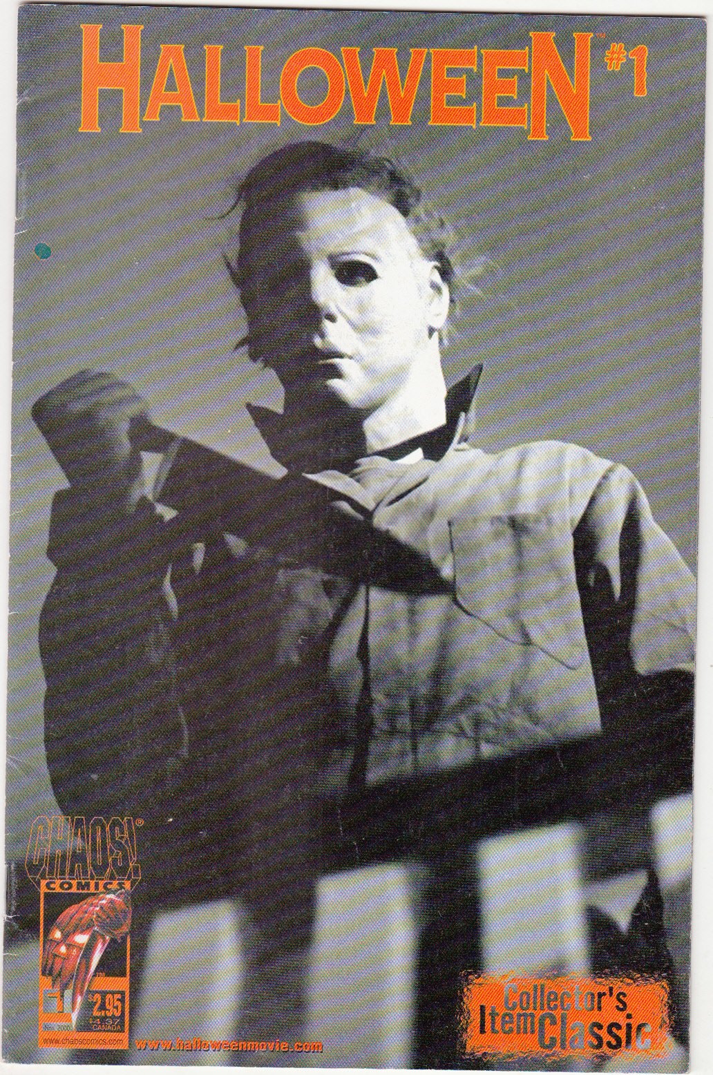 Halloween # 1 | Chaos Comics | Michael Myers Variant Cover
