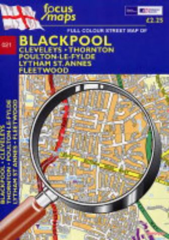 Full Colour Street Map of Blackpool, Cleveleys, Thornton, Poulton-Le ...