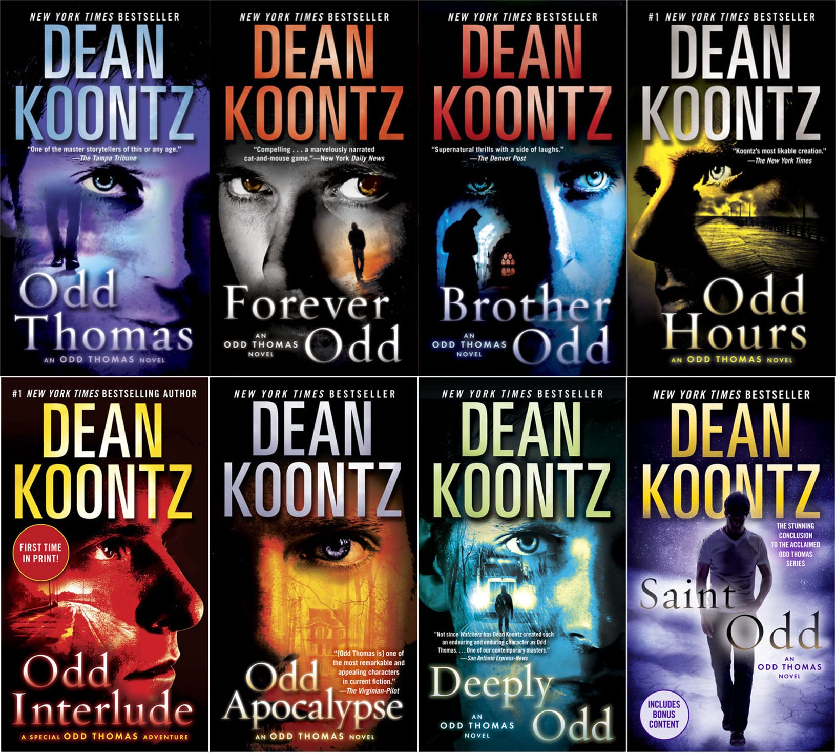 Odd Thomas Series 8 Books Set (Mass Market Paperback) by Dean Koontz