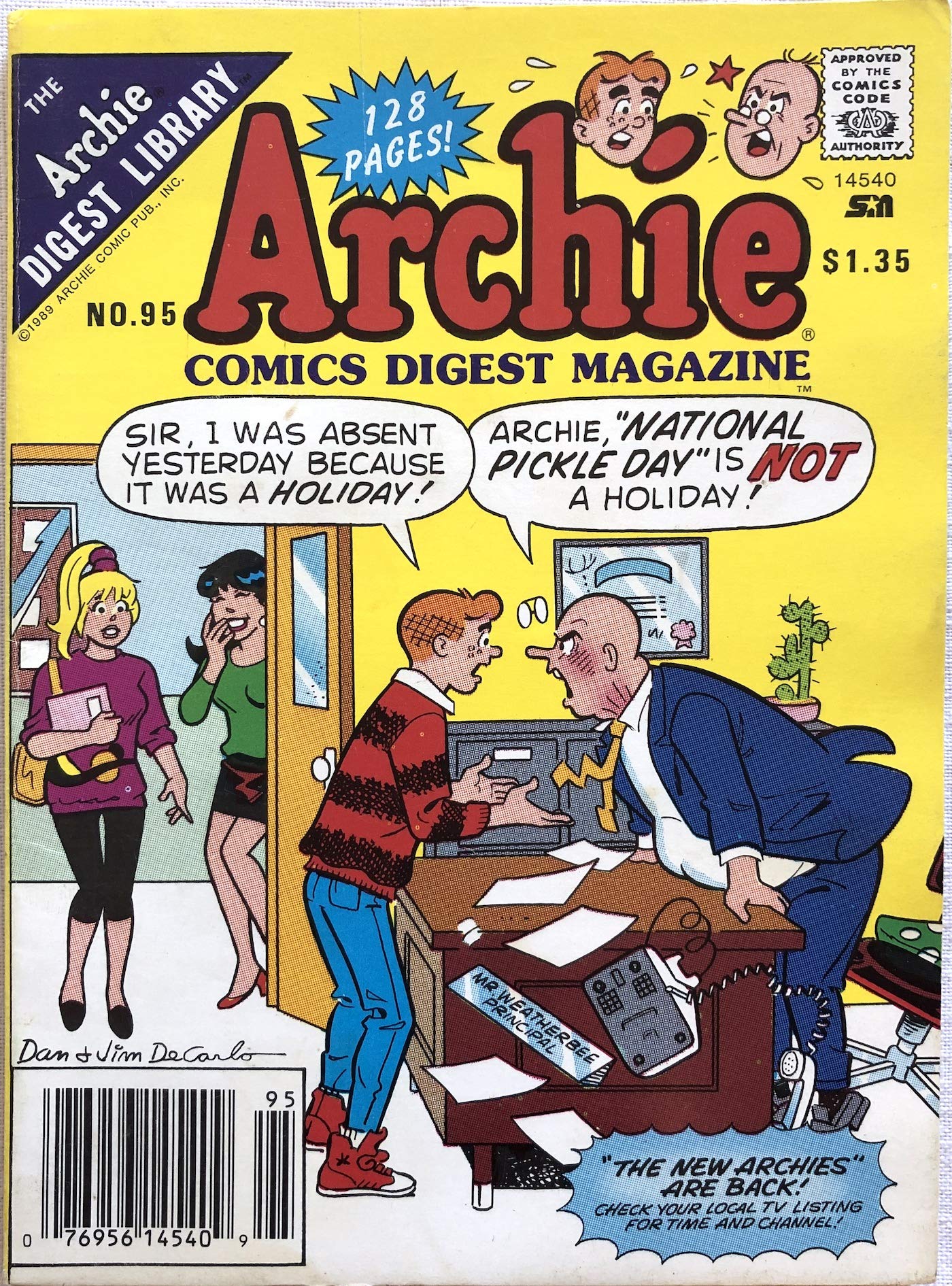 Archie Comics Digest Magazine No. 95 book cover