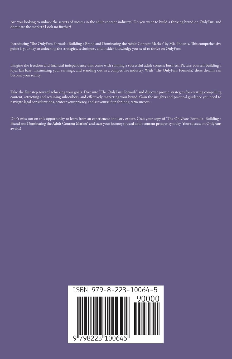 Building a Brand In Adult Content OnlyFans Formula *2024* NEW! by Mia