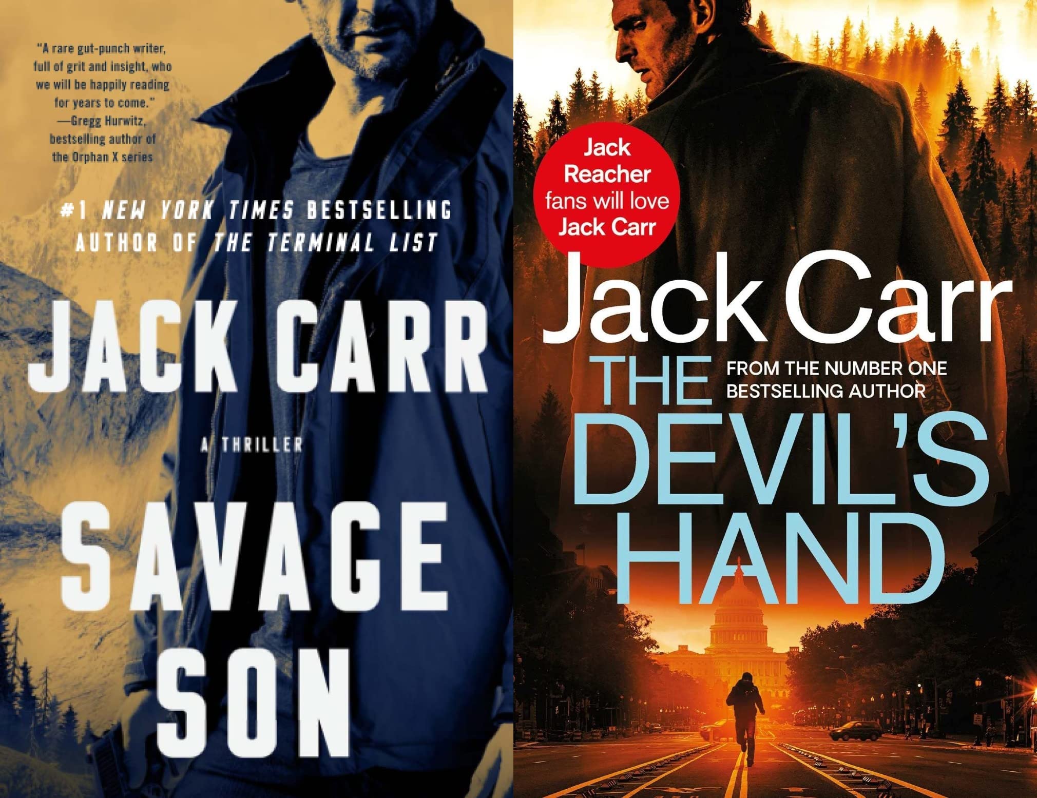 A Thriller Terminal List Series 4 Books Collection Set (The Terminal