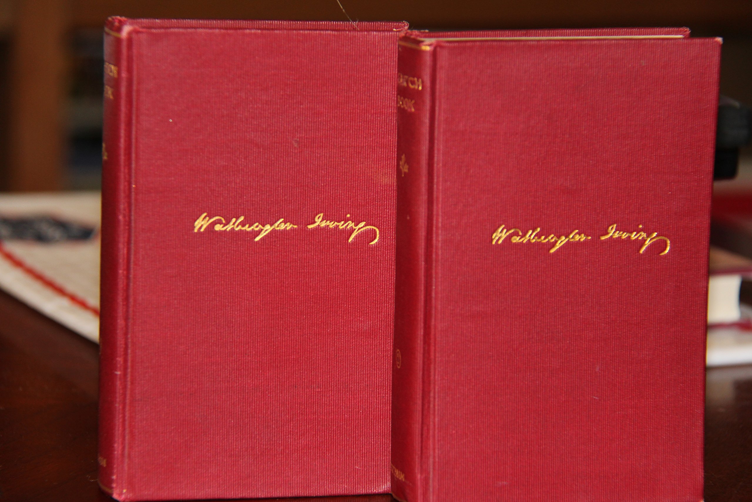 The Sketch Book Washington Irving 1865 - Vol1&2 book cover