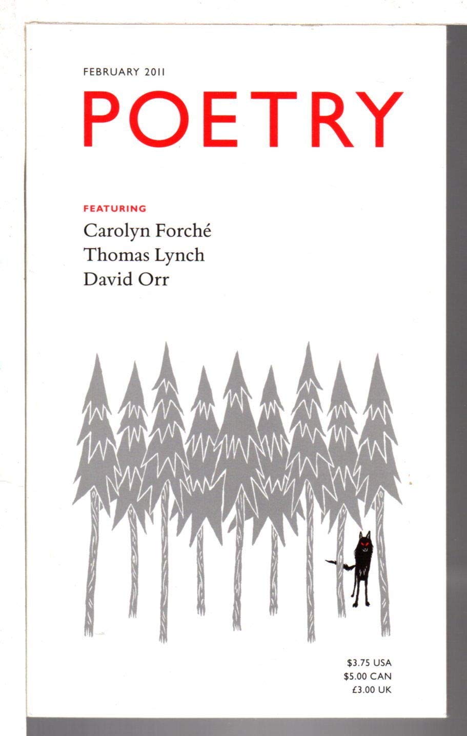 Poetry February 2011 book cover
