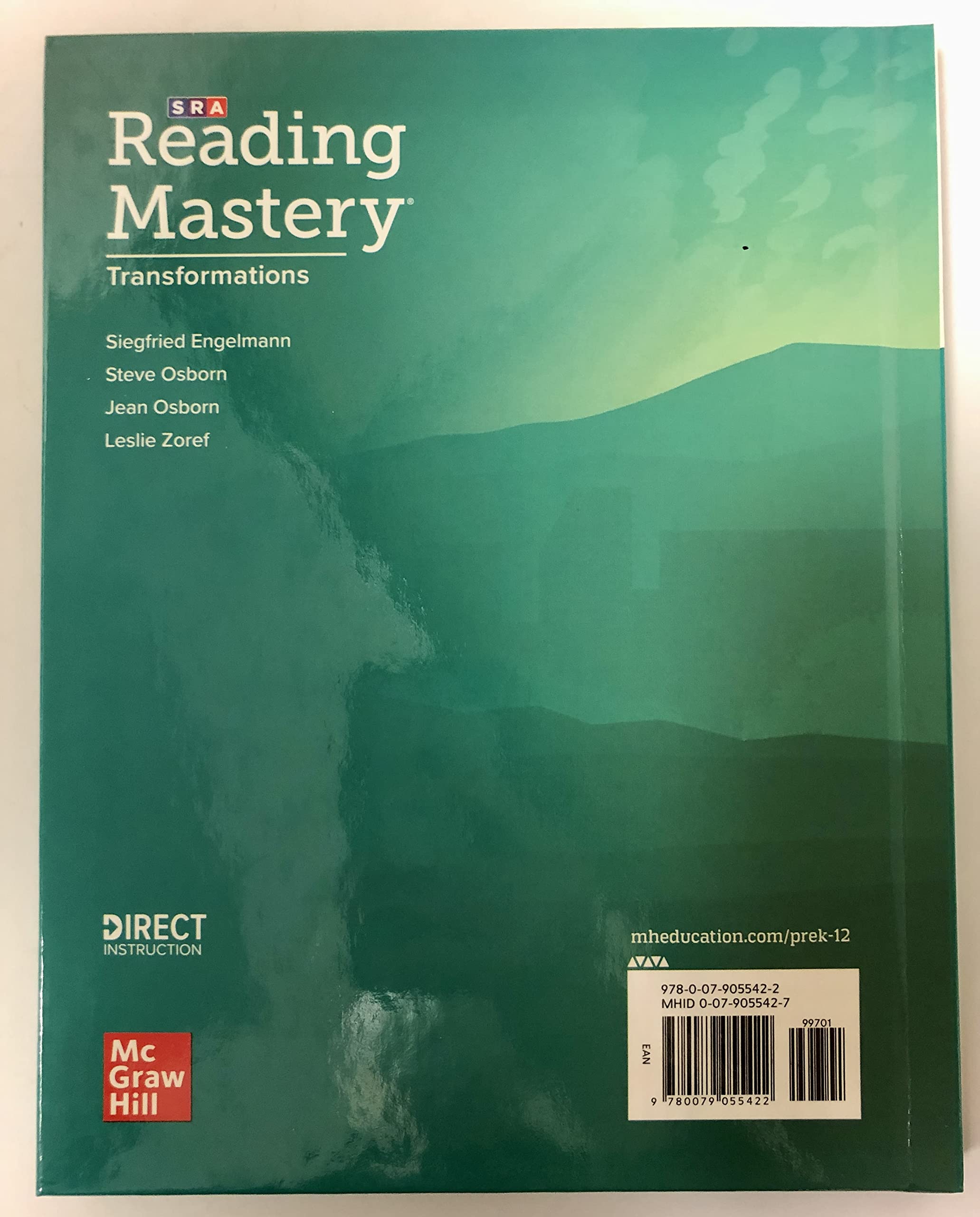 READING MASTERY TRANSFORMATIONS READING TEXTBOOK A GRADE 5 by Siegfried