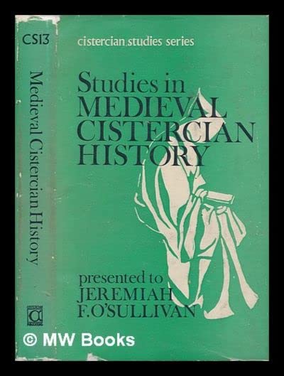 Studies in medieval Cistercian history book cover