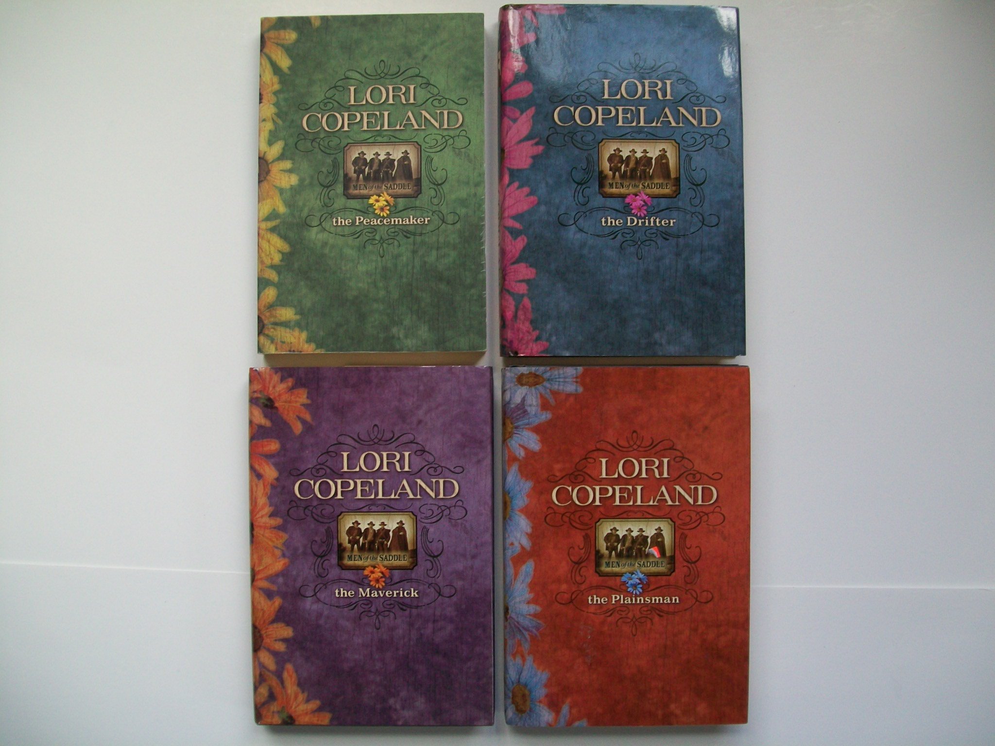 Men of the Saddle (Set of 4) Peacemaker; Drifter; Maverick; Plainsman book cover