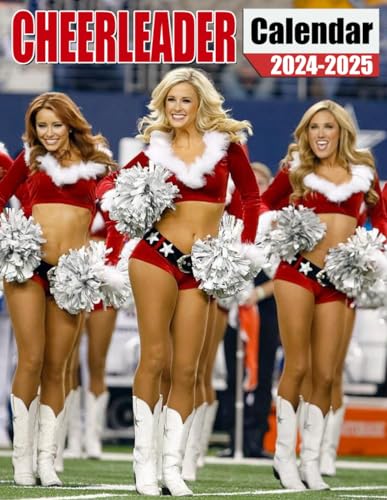 Cheerleader Calendar 2024-2025: A 24-Month Calendar for Jan 2024 to December 2025, Spacious 17