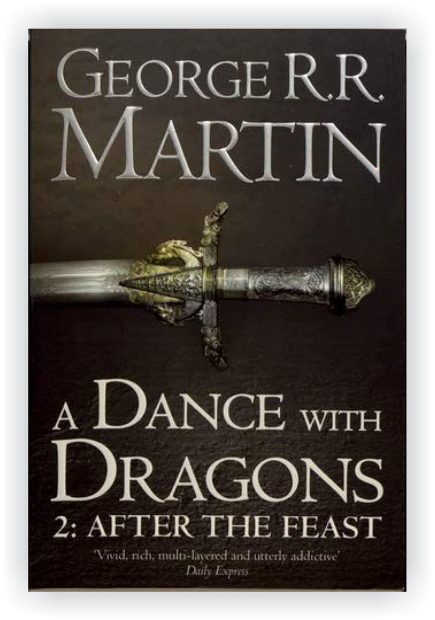 By George R. R. Martin A Dance with Dragons book cover
