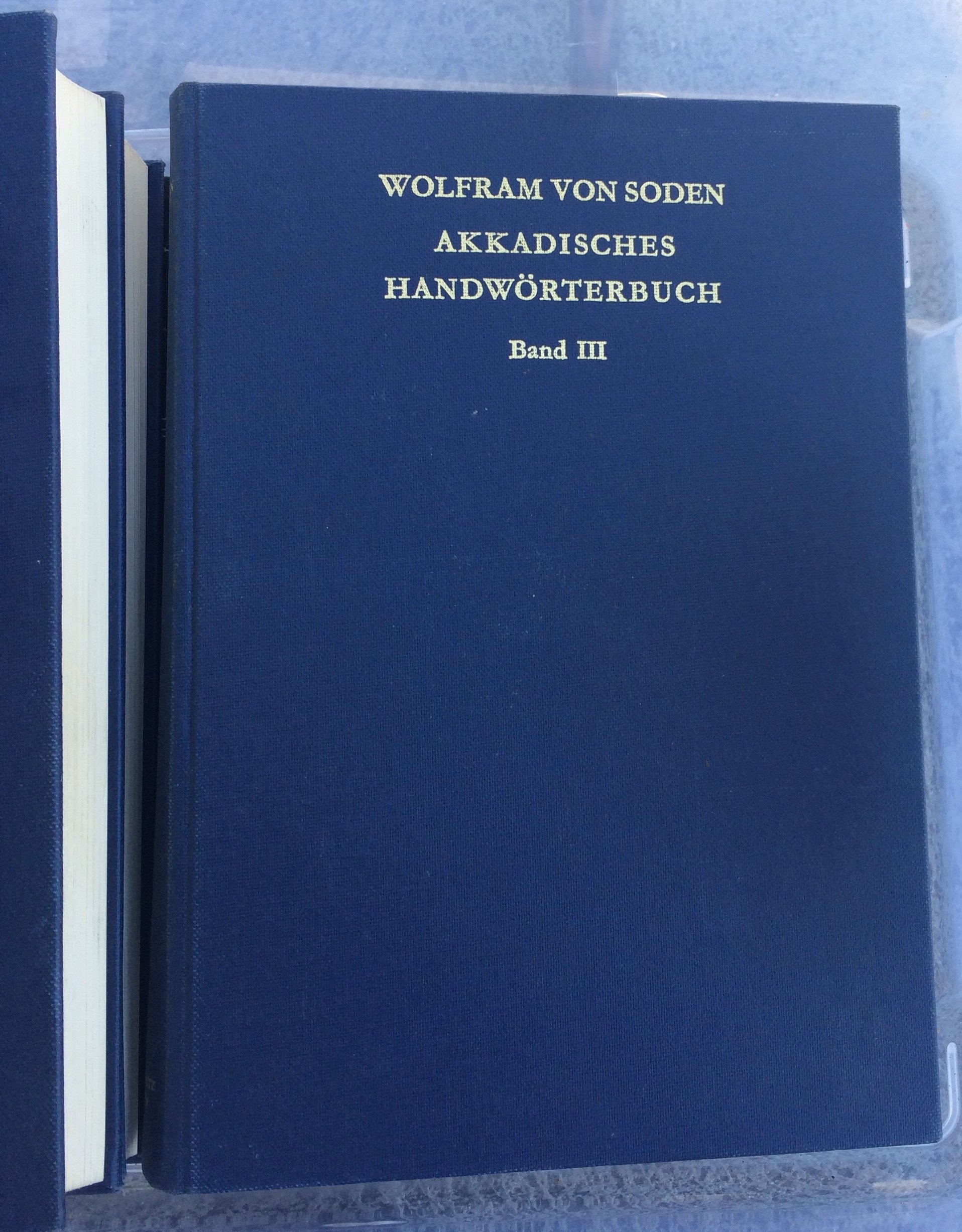 Akkadisches Handworterbuch: A - L by Wolfram von Soden