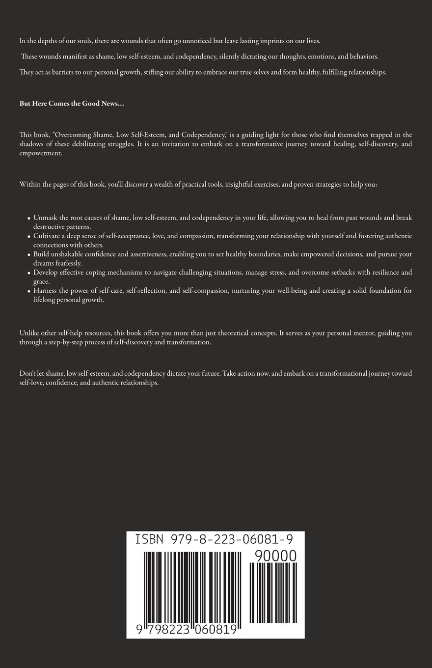 Shame, Low SelfEsteem and Codependency by Klish T Kinderman