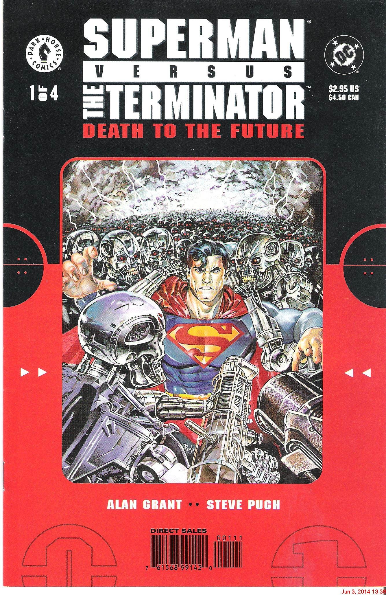 Superman vs. the Terminator Death to the Future (1999) 1 book cover