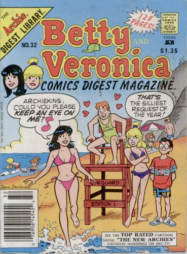 Betty and Veronica Comics Digest Magazine No. 32 book cover
