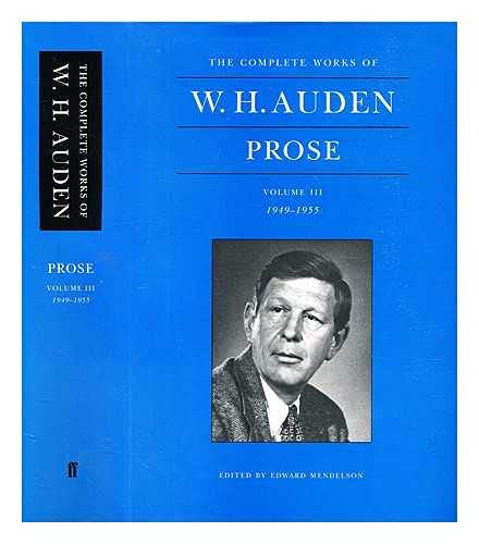The complete works of W.H. Auden book cover
