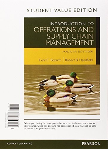 Introduction to Operations and Supply Chain Management, Student Value ...
