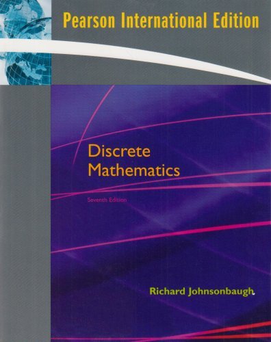 Discrete Mathematics: International Version by Richard Johnsonbaugh by ...