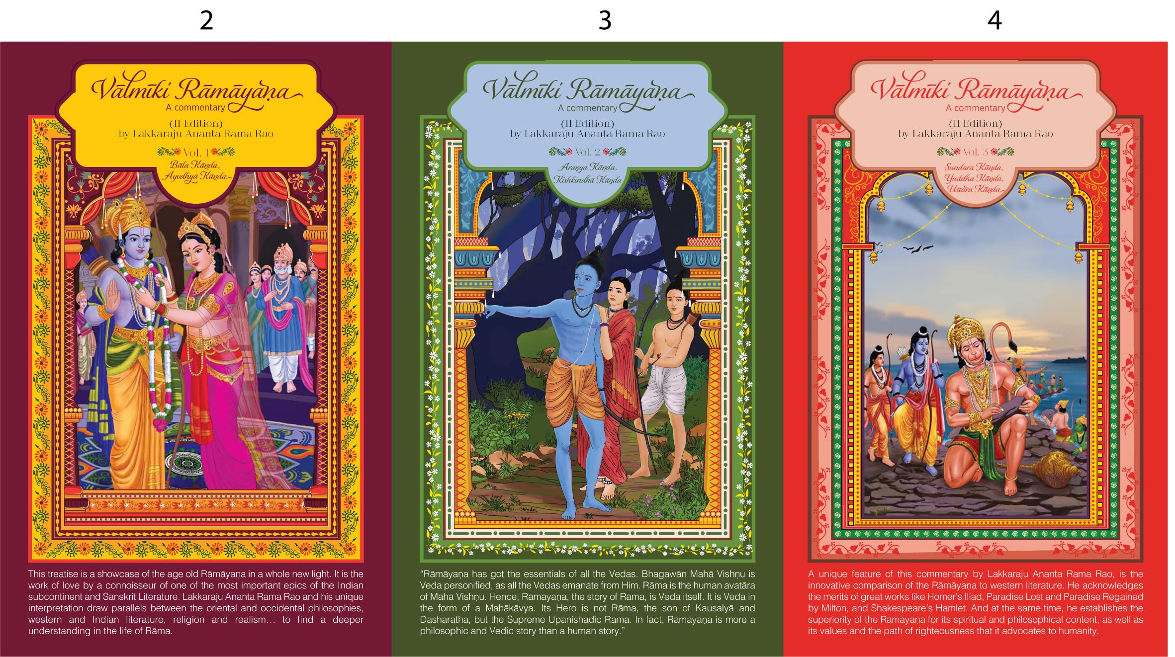 Valmiki Ramayana , A Commentary, by Lakkaraju Ananta Rama Rao