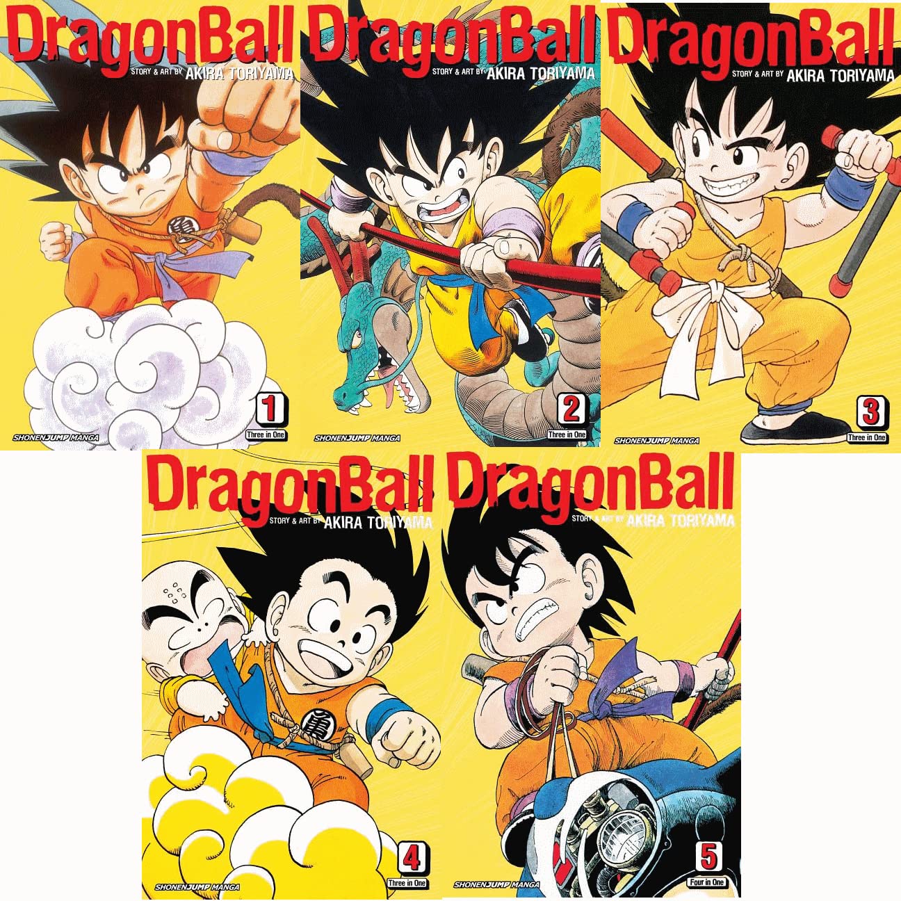 Dragon Ball Collection Vizbig Edition, 5 book Set, Vol. 1-5