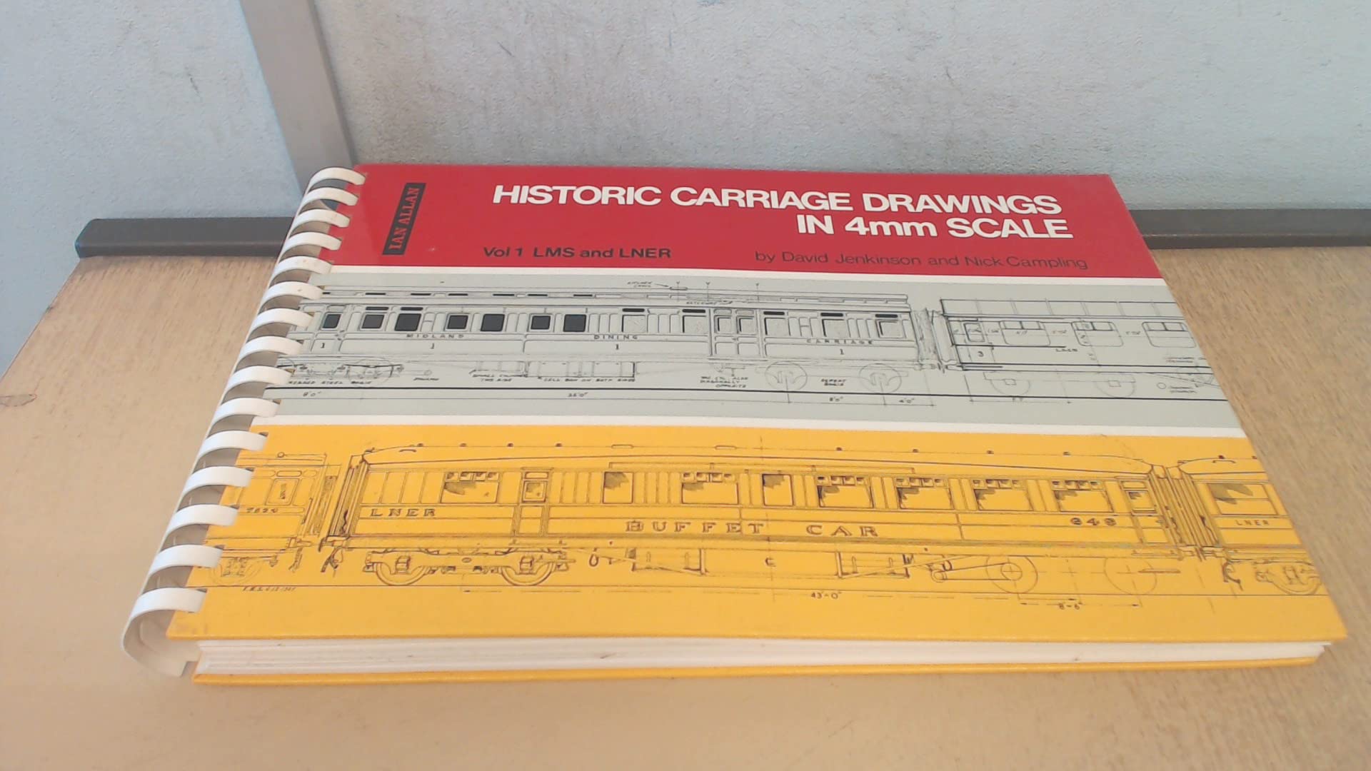 Historic Carriage Drawings In 4mm Scale LMS & LNER V.1 by David
