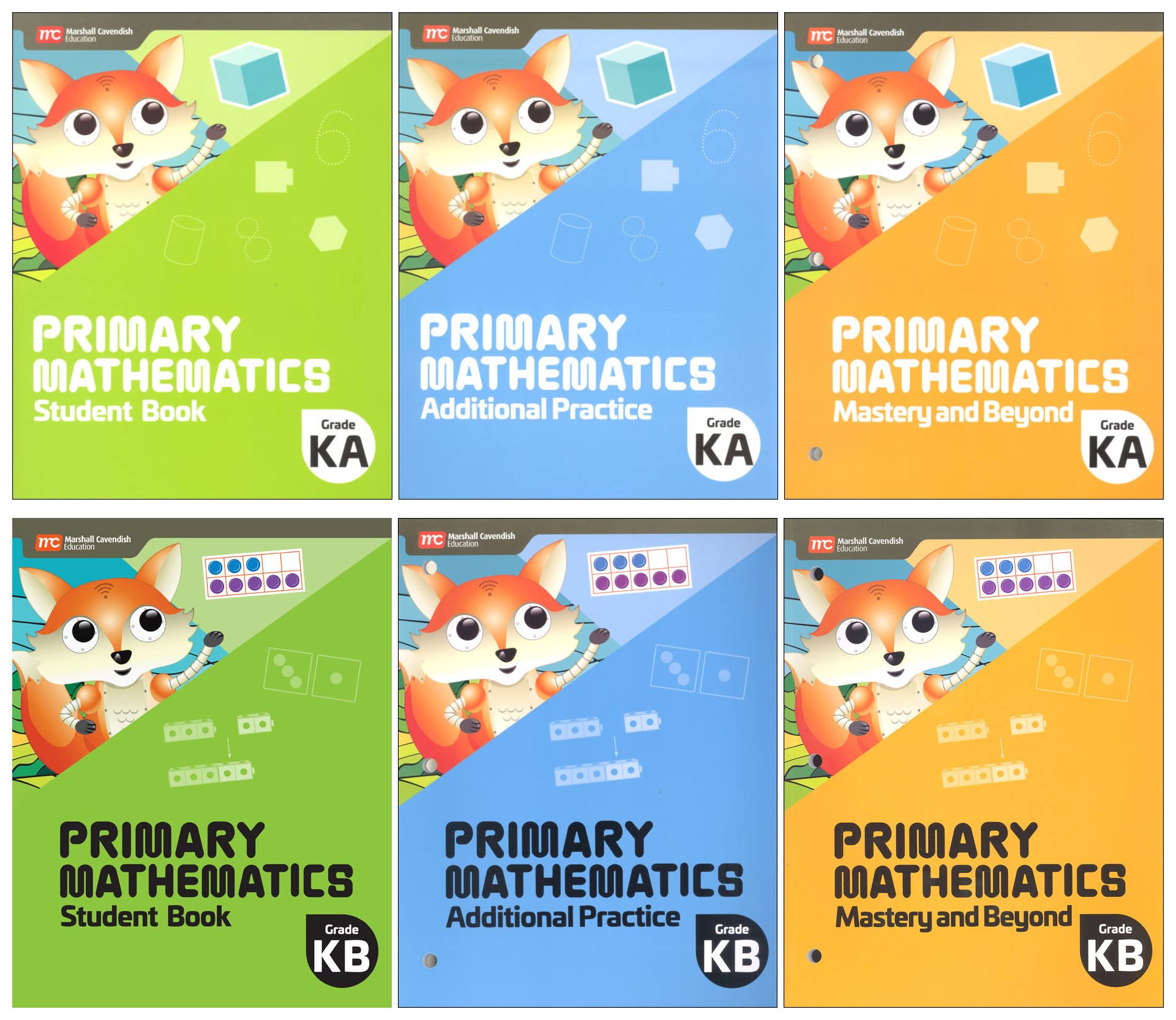 Singapore Primary Math 2022 Edition - Kindergarten (6 Books) - Student ...