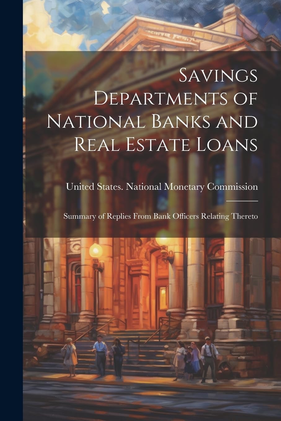 Savings Departments of National Banks and Real Estate Loans Summary of