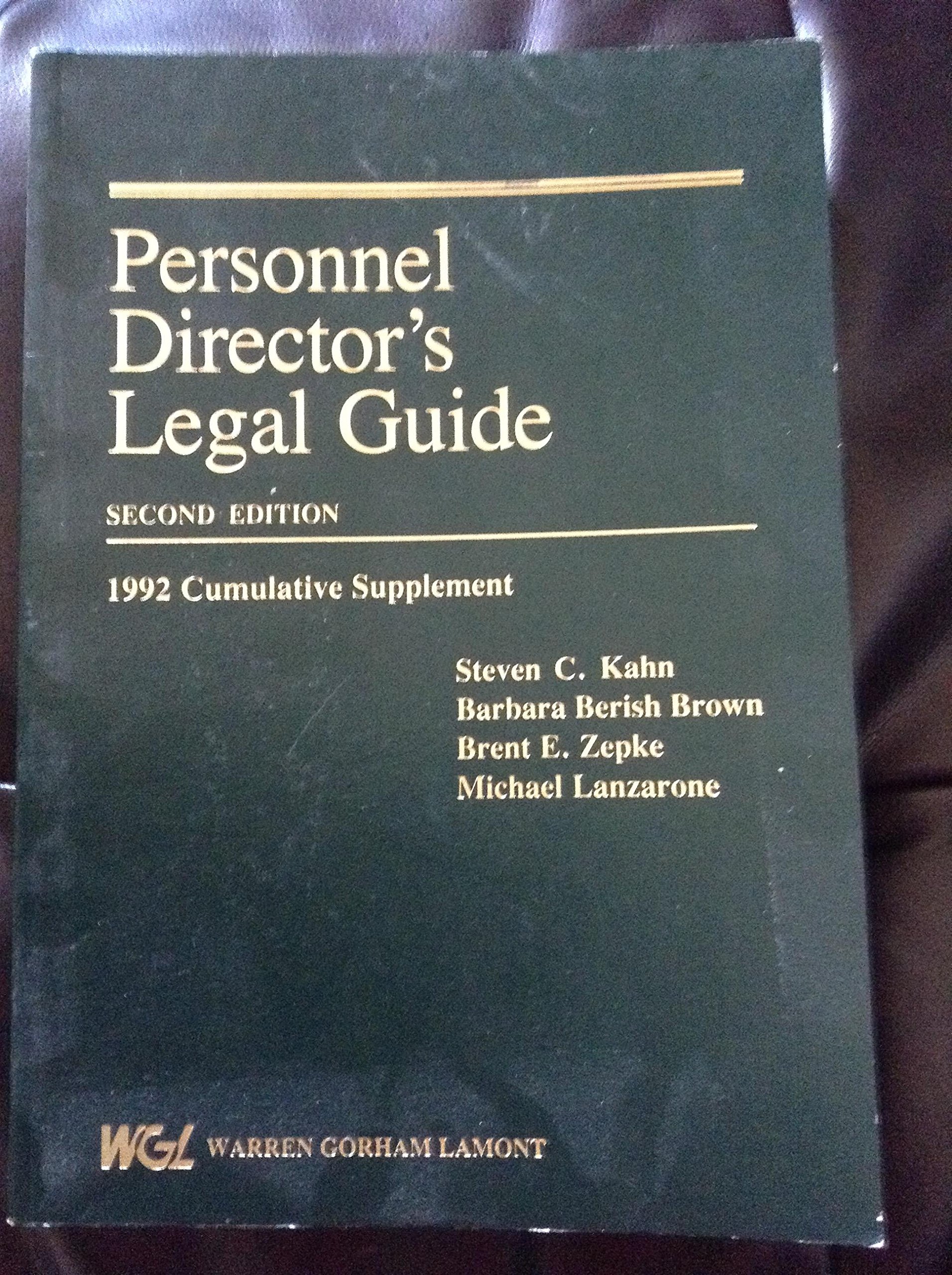 legal-guide-to-human-resource-includes-current-supplement-by-steven-c