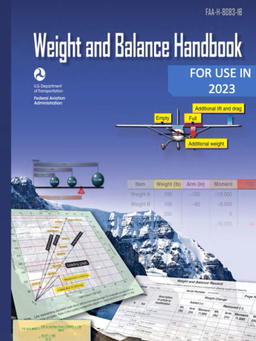 Weight and Balance Handbook FAAH80831B (Color Print) Pilot Flight