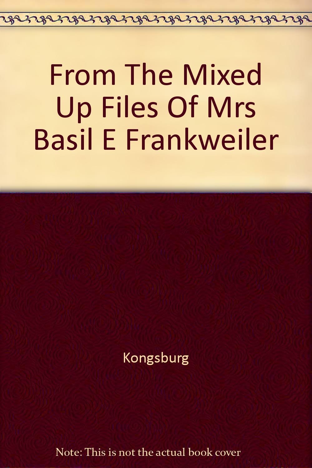 From The Mixed Up Files Of Mrs Basil E Frankweiler by E.L. Konigsburg