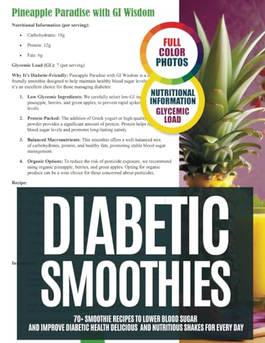 Healthy Diabetic Smoothie for Beginners: Smoothie Recipes to Lower