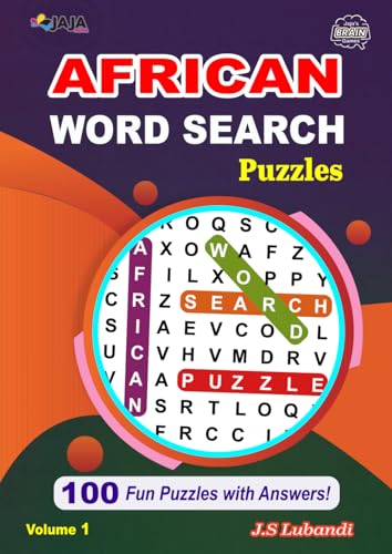 African Word Search Puzzles: 100 Word Search Puzzles themed around the ...