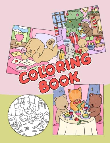 Coloring Book: Cute Coloring Books With 30+ Bobbiegoods Colouring Pages ...