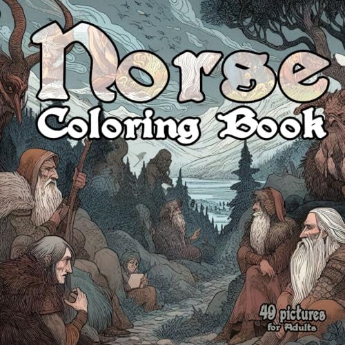 Norse Trolls - Coloring Book: A coloring book inspired by John Bauer by ...