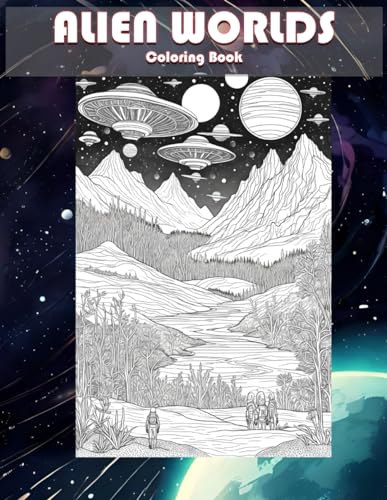 ALIEN WORLDS COLORING BOOK by Coastal Coloring | Goodreads