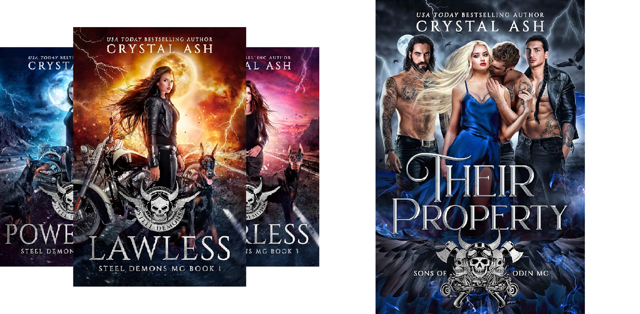 Steel Demons MC 1-3 & Their Property book cover