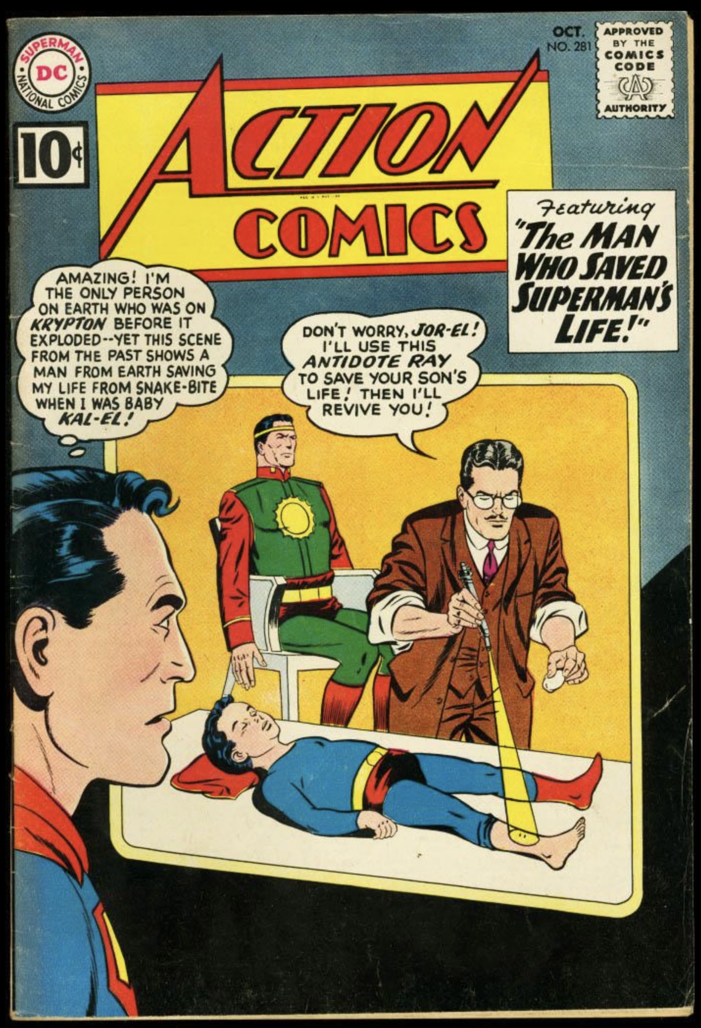 Action Comics book cover