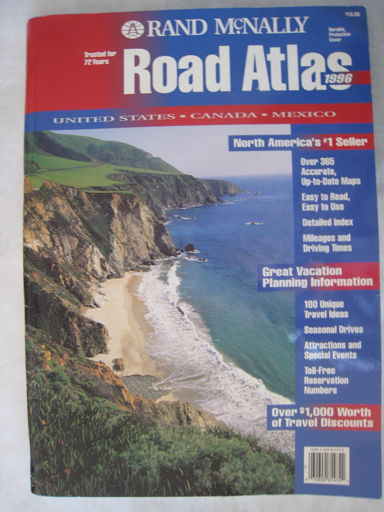 Gousha 1996 Road Atlas : United States, Canada, Mexico by H.M. Gousha ...
