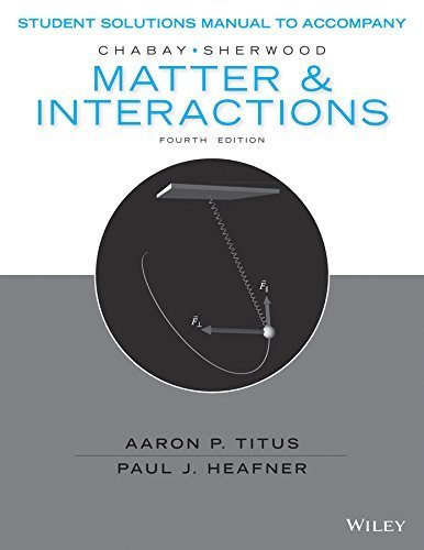 Matter and Interactions 4e