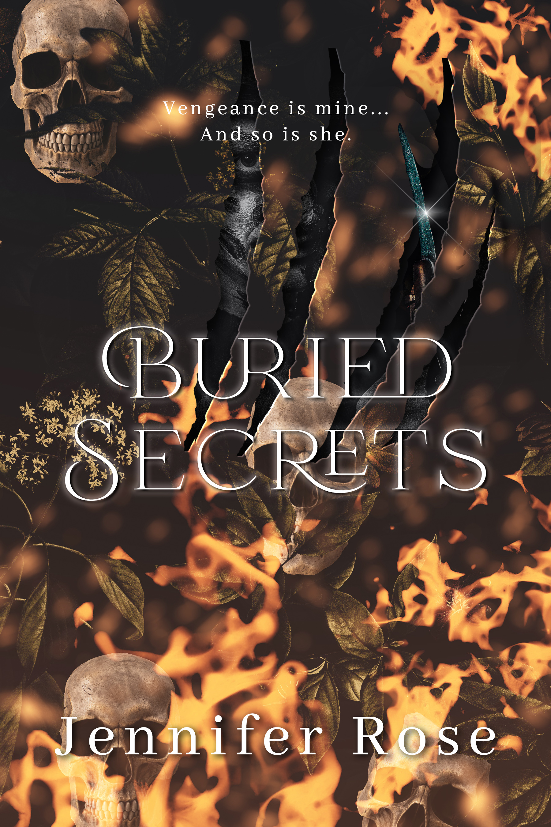 A book cover related to buried secrets, hinting at the literary exploration of hidden truths
