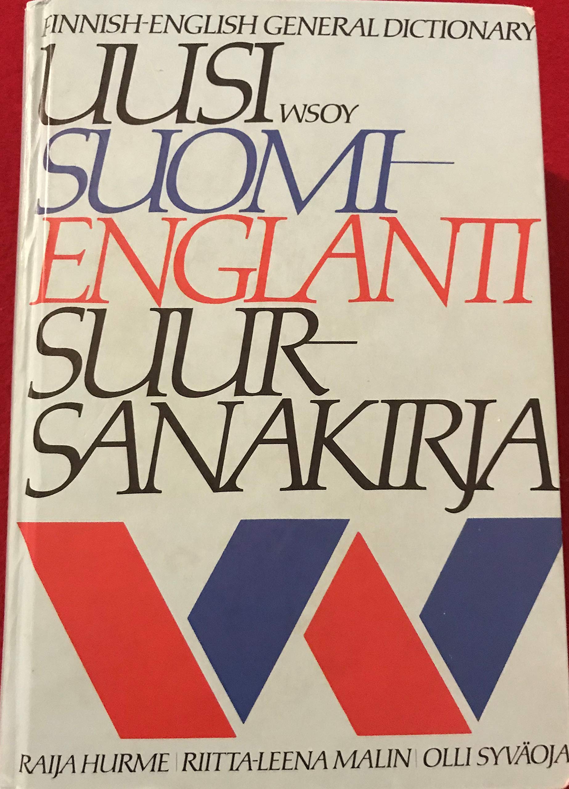 Uusi Suomi Englanti Suur Sanakirja Finnish English General Dictionary 