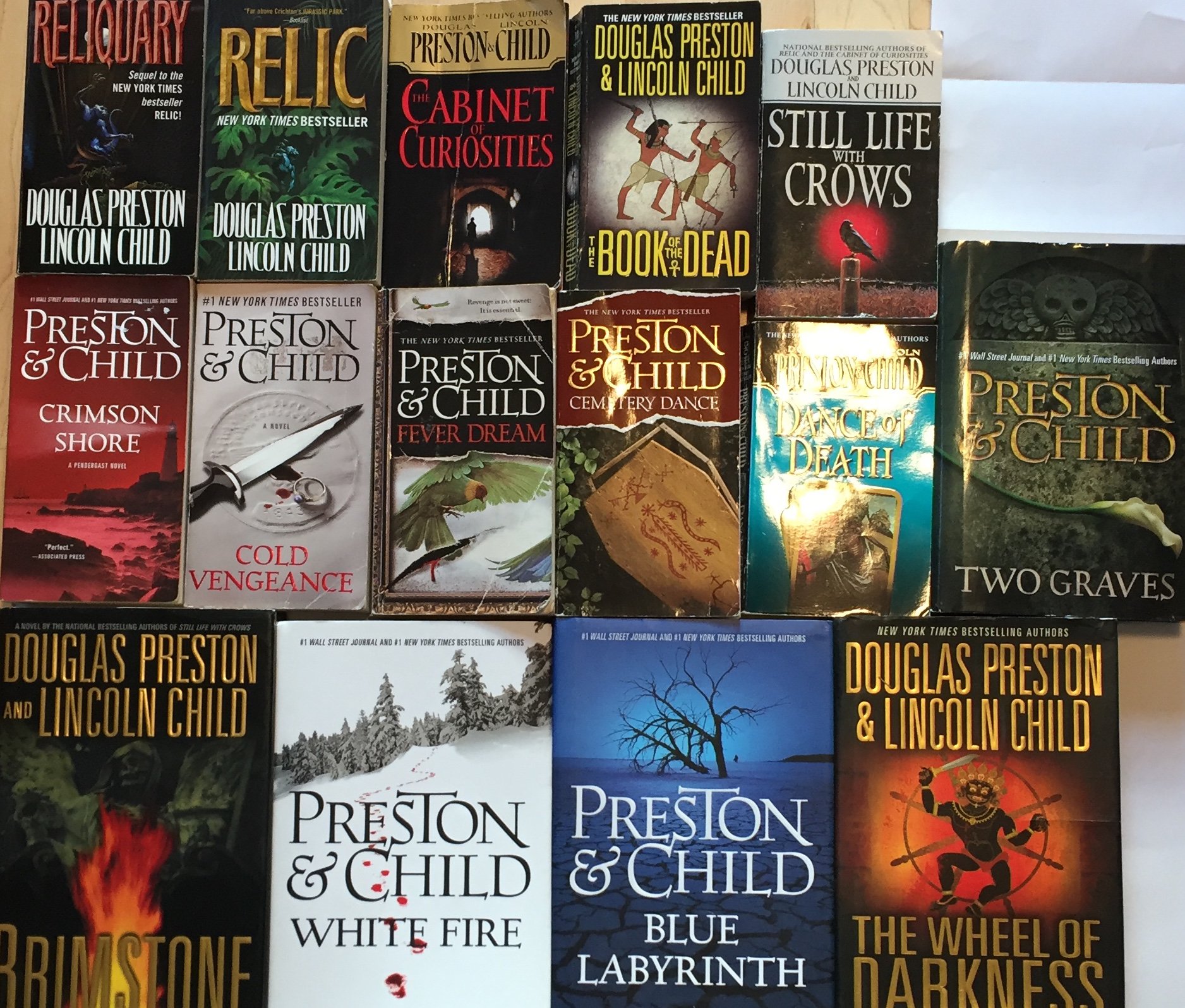 Agent Pendergast Series by Douglas Preston and Lincoln Child 15 Book