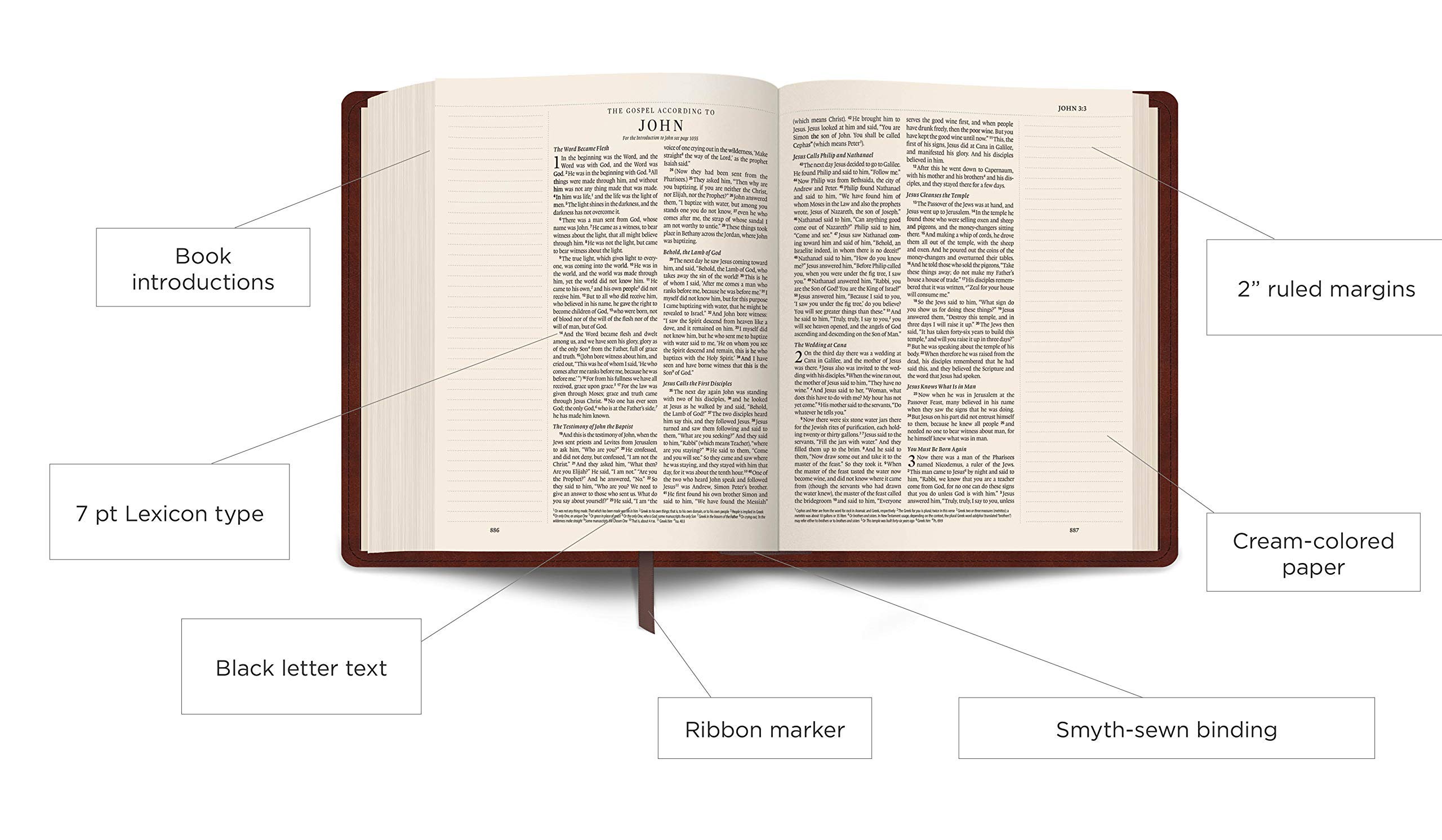 ESV Journaling Bible (Cloth over Board, Flowers) by ESV Bibles by Crossway