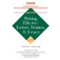 Writing Effective Letters, Memos, and E-mail
