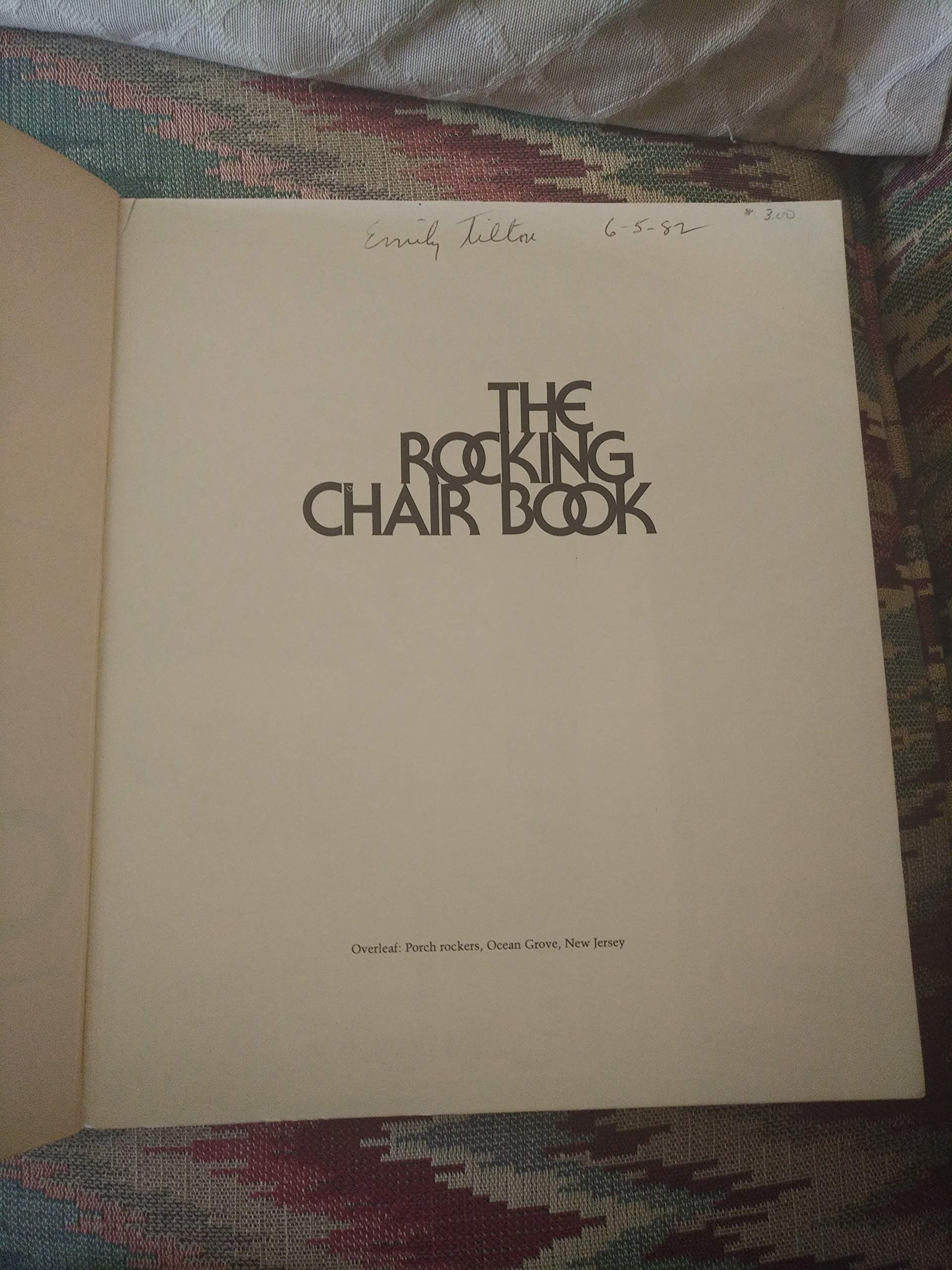 The rocking chair book by Ellen Denker Goodreads