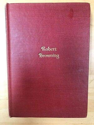 THE POEMS OF ROBERT BROWNING Blacks Readers Service J Black Hardcover 1932 [Hardcover] Robert Browning book cover