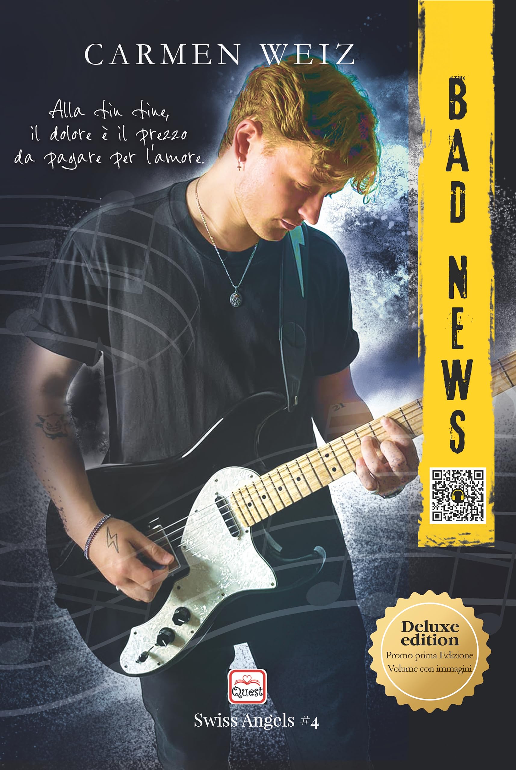 Bad News (ebook serie Swiss Angels #4): Una serie di romanzi rosa con un tocco Music Romance - versione Kindle unlimited