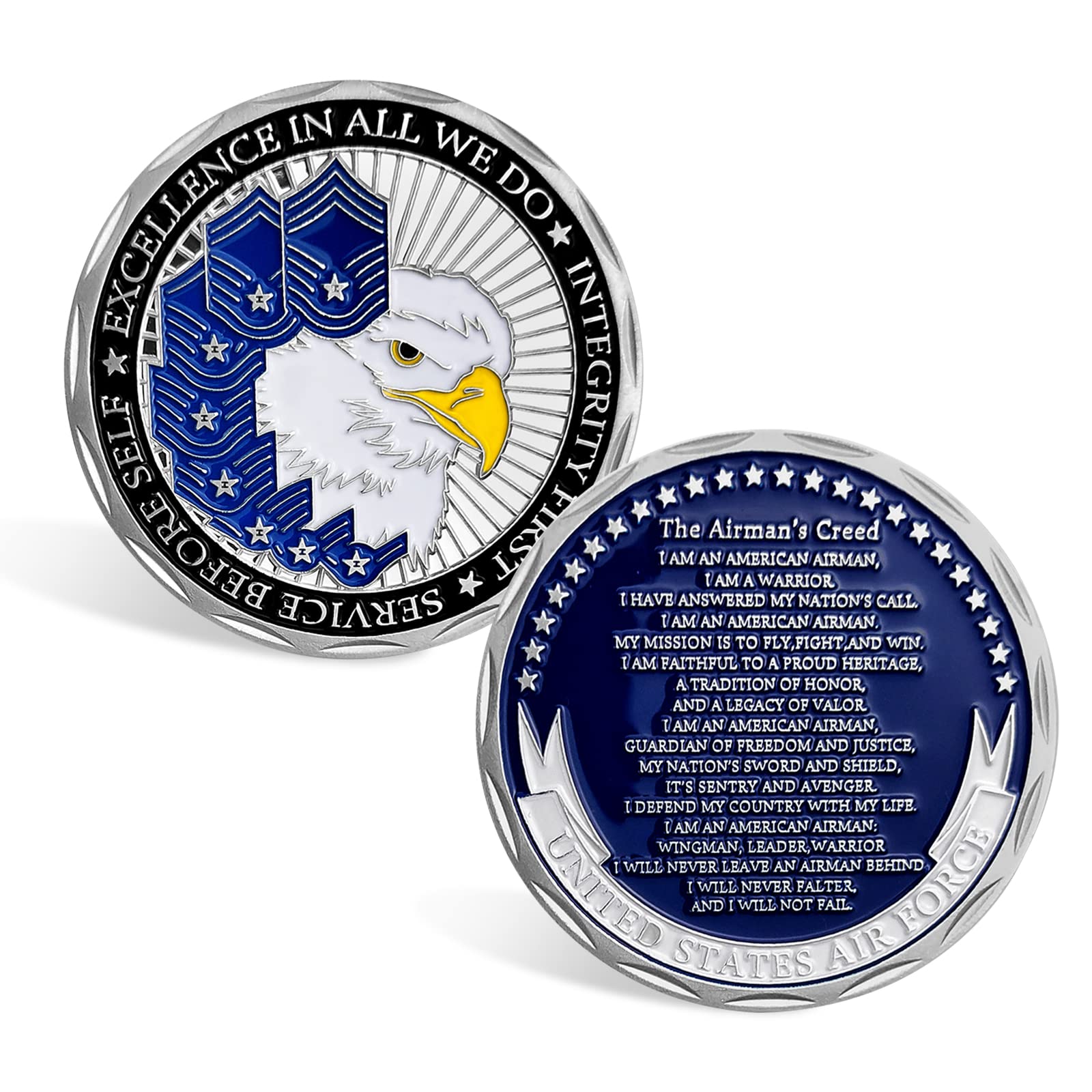 US Air Force Veteran Challenge Münze – Besonderes Geschenk Für Männer Zur Ehrung Des Dienstes
