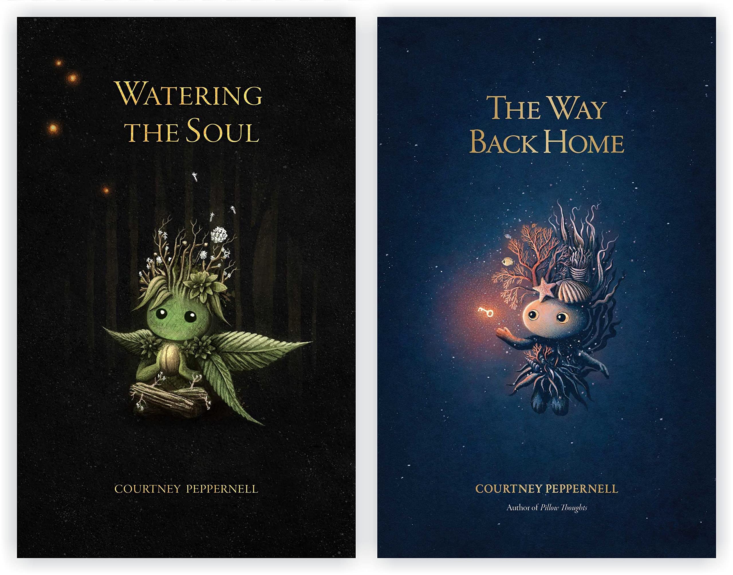 Courtney Peppernell 2 Books set Watering the Soul and The