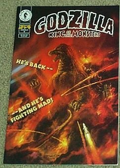Godzilla, King of Monsters (1995) book cover 1