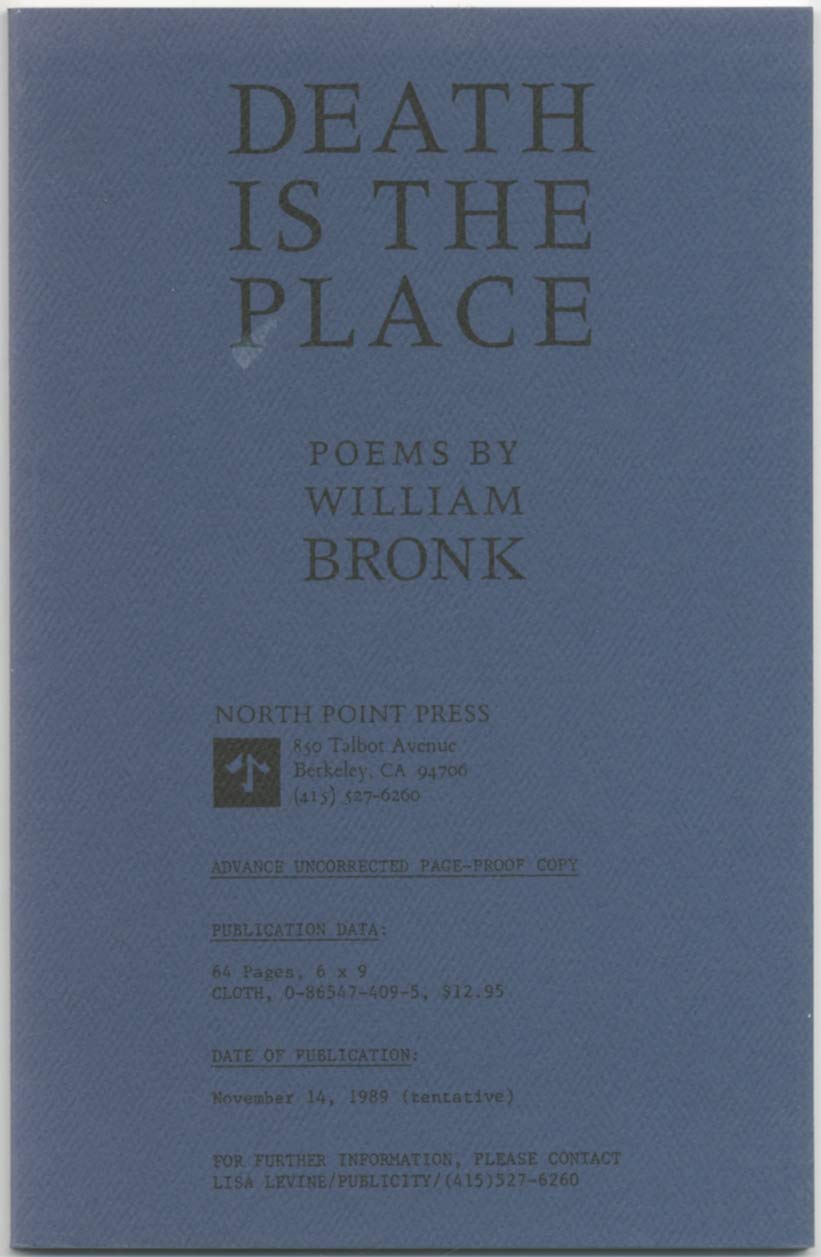 Death is the Place book cover